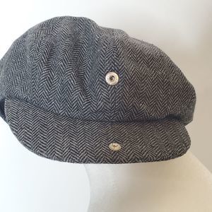 Brixton Newsboy Hat Gray Size 7 1/4 58 cm